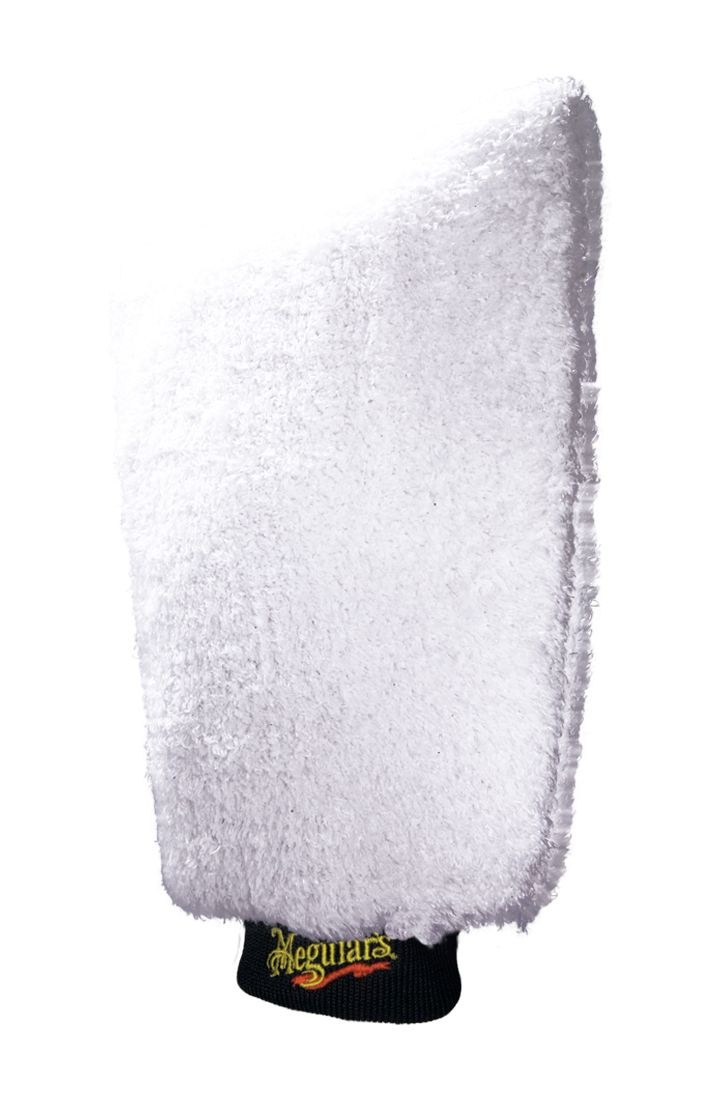 Meguiars Wax Car Wash Mitt, Microfiber, With Knitted Cuff – X3002
