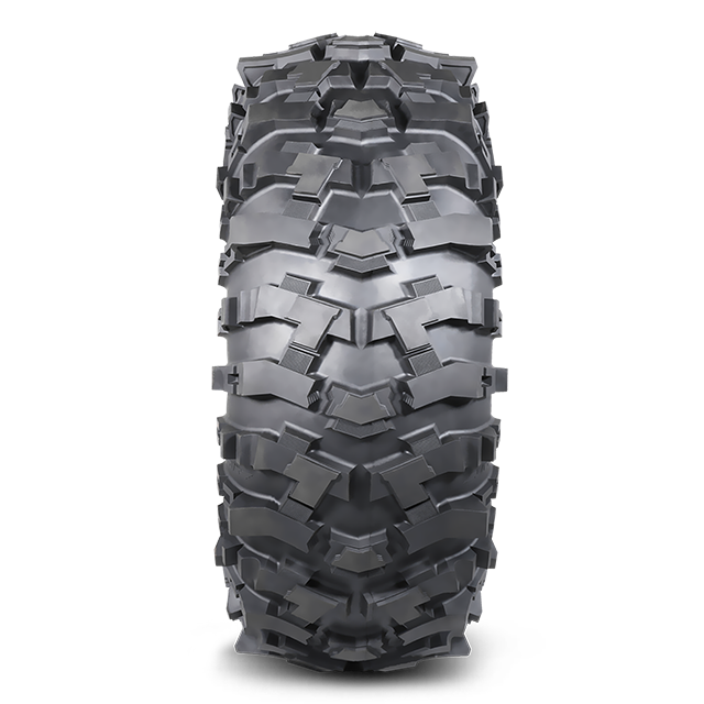 Mickey Thompson Tire, Baja Pro X, LT43 X 14.50R17, Rock Crawling Light Truck & SUV, Bias Ply, Black Sidewall, Tubeless – 250117