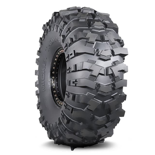 Mickey Thompson Tire, Baja Pro X, LT43 X 14.50R17, Rock Crawling Light Truck & SUV, Bias Ply, Black Sidewall, Tubeless – 250117