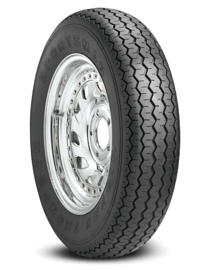 Mickey Thompson Tire, Sportsman Front ™, LT26 X 7.50-15, Street Use, Nylon, Bias Ply, Black Sidewall, Tubeless – 321024005