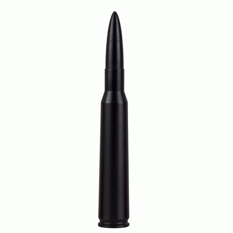 Metra Antenna Mast, Ammotenna, 4-1/4 Inch Length, 0.30 Caliber Replica Design, Flat Black, Aluminum – 30FB