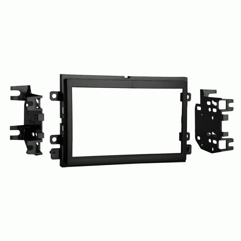 Metra Radio Mounting Kit, Turbokits, For Installing AN Aftermarket Recessed Double-Din or Stacked Iso-Mount Vehicle Radio, Painted – 95-5812