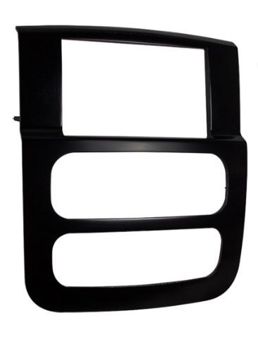 Metra Radio Mounting Kit, Turbokits, For Installing AN Aftermarket Double-Din or Stacked Iso-Mount Vehicle Radio, Painted, OEM Matte Black – 95-6522B
