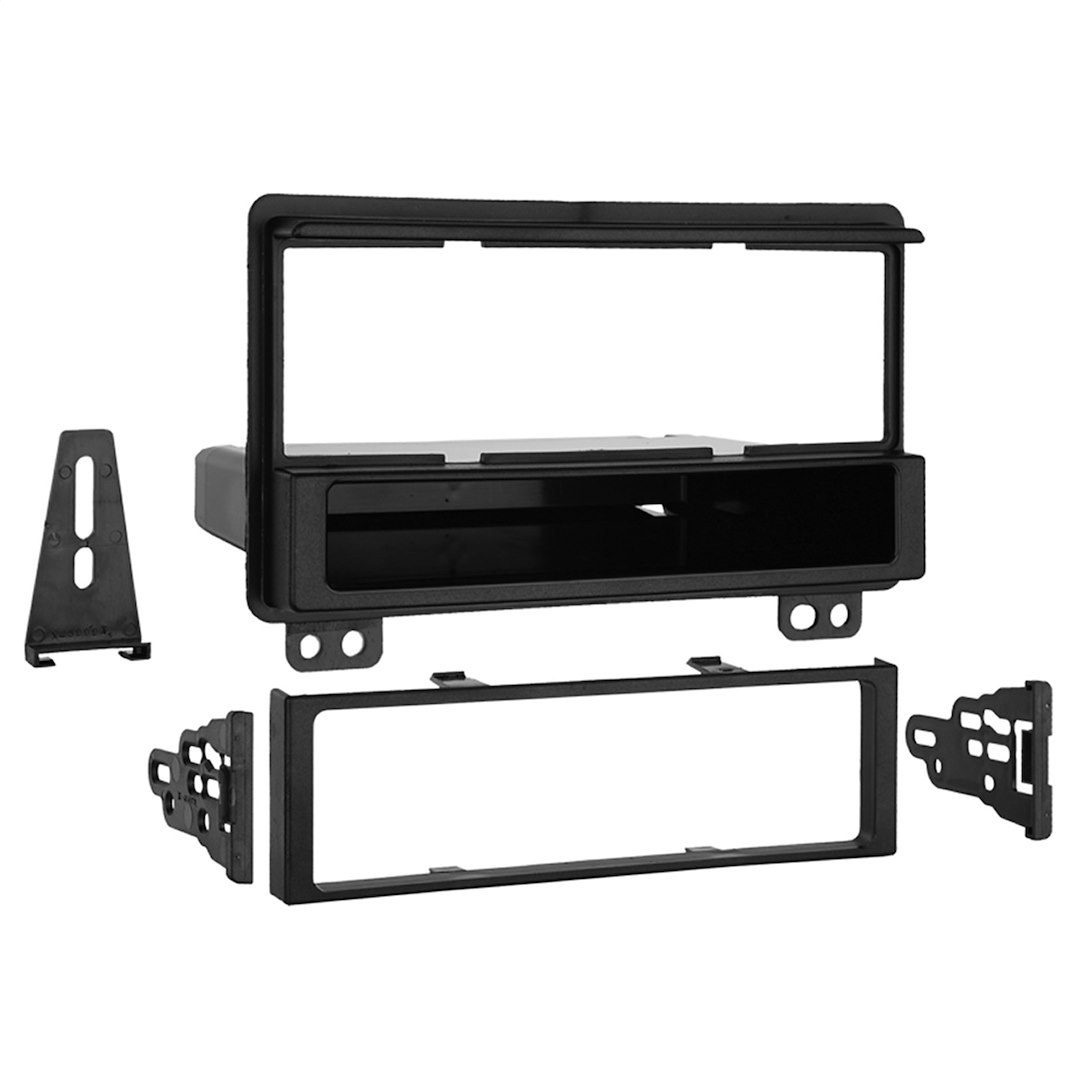Metra Radio Mounting Kit, Turbokits, For Installing AN Aftermarket Recessed Single-Din or Iso-Mount Vehicle Radio with Pocket Provisions – 99-5026