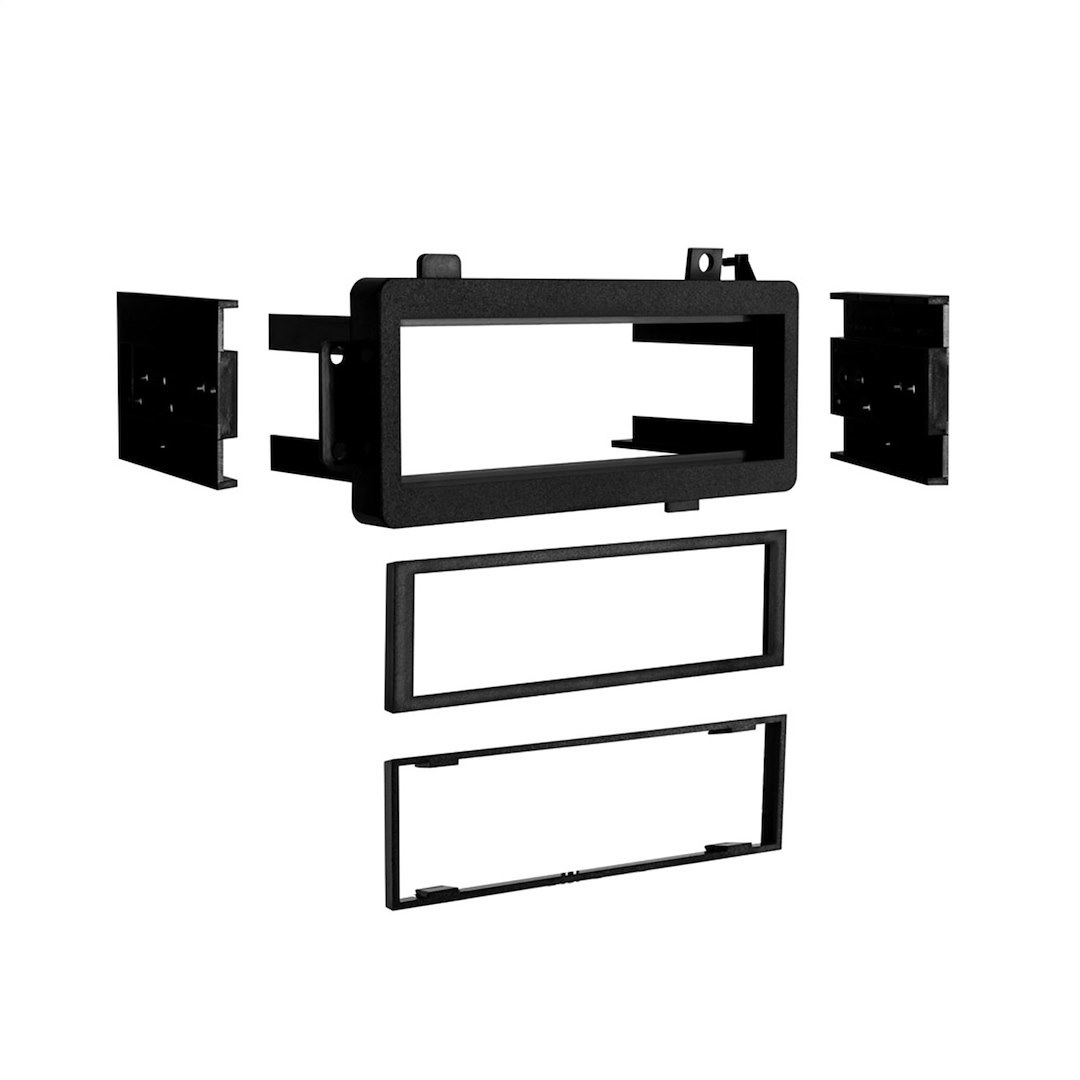 Metra Radio Mounting Kit, Turbokits, For Quick Conversion from 2-Shaft to Single-Din Aftermarket Vehicle Radio Installation – 99-6501