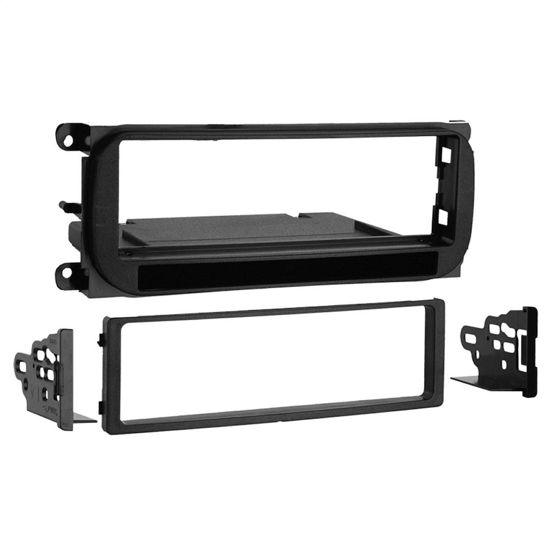 Metra Radio Mounting Kit, Turbokits, For Installing AN Aftermarket Recessed Iso-Mount or Single-Din Vehicle Radio with Pocket Provisions – 99-6505