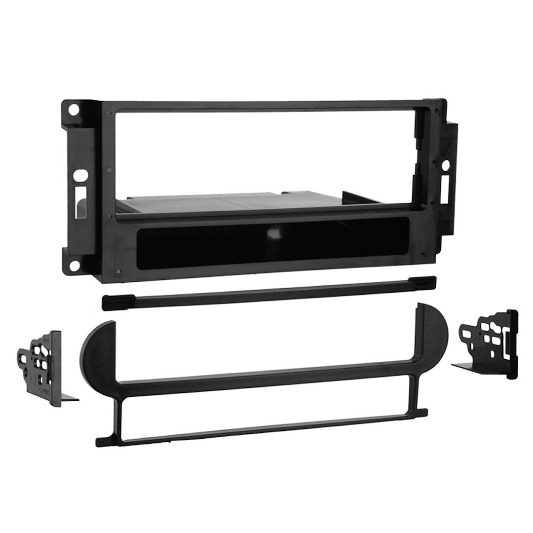 Metra Radio Mounting Kit, Turbokits, For Installing AN Aftermarket Recessed Iso-Mount or Single-Din Vehicle Radio with Pocket Provisions – 99-6507