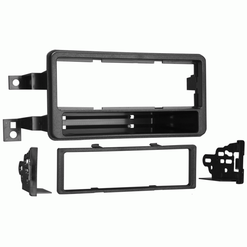 Metra Radio Mounting Kit, Turbokits, For Installing AN Aftermarket Recessed Iso-Mount or Single-Din Vehicle Radio with Pocket Provisions – 99-8207