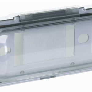 Metra Radio Cover, With Lockable Door, Water Resistant, White Base with Tinted Cover – 99-9005