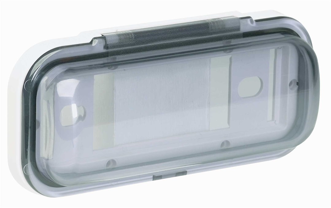 Metra Radio Cover, With Lockable Door, Water Resistant, White Base with Tinted Cover – 99-9005