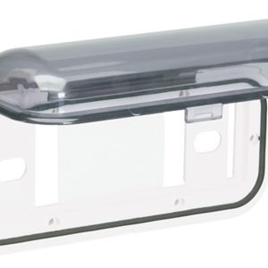 Metra Radio Cover, With Lockable Door, Water Resistant, White Base with Tinted Cover – 99-9005