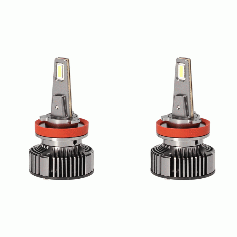 Metra Headlight Bulb, Heise ®, H8, LED Bulb, 70 Watt, 12 to 24 Volt, White Beam Color, 16000 Lumens, 6500K Light Color Temperature – HE-H8PRO
