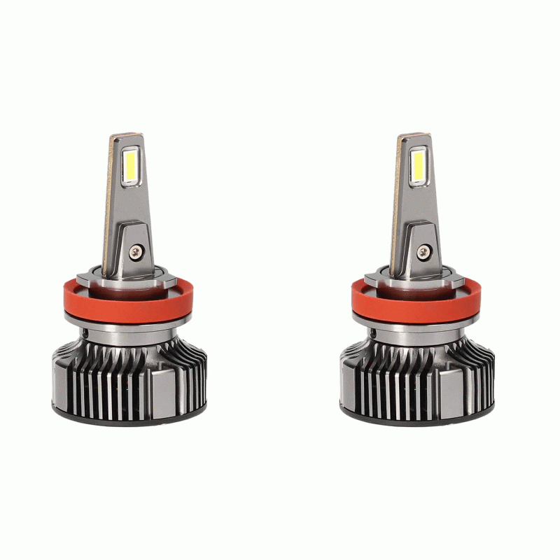 Metra Headlight Bulb, Heise ®, H9, LED Bulb, 70 Watt, 12 to 24 Volt, White Beam Color, 16000 Lumens, 6500K Light Color Temperature – HE-H9PRO