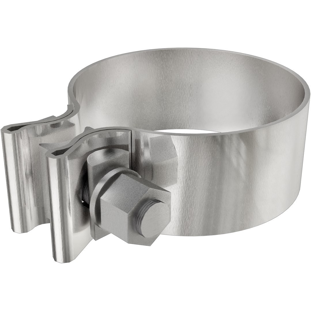 MagnaFlow Exhaust Clamp, Torca, 3 Inch Diameter X 1-1/4 Inch Width, Stainless Steel, Standard, Set of 10 – 10164