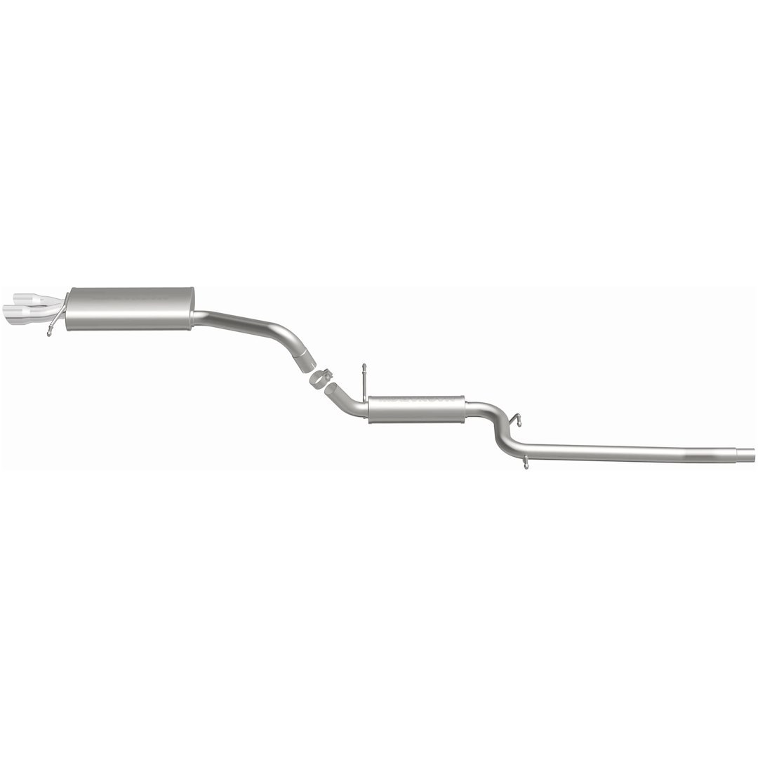 MagnaFlow Exhaust System Kit, Performance Cat-Back System, Stainless Steel, With Mufflers, 2-1/2 Inch Pipe Diameter – 15486