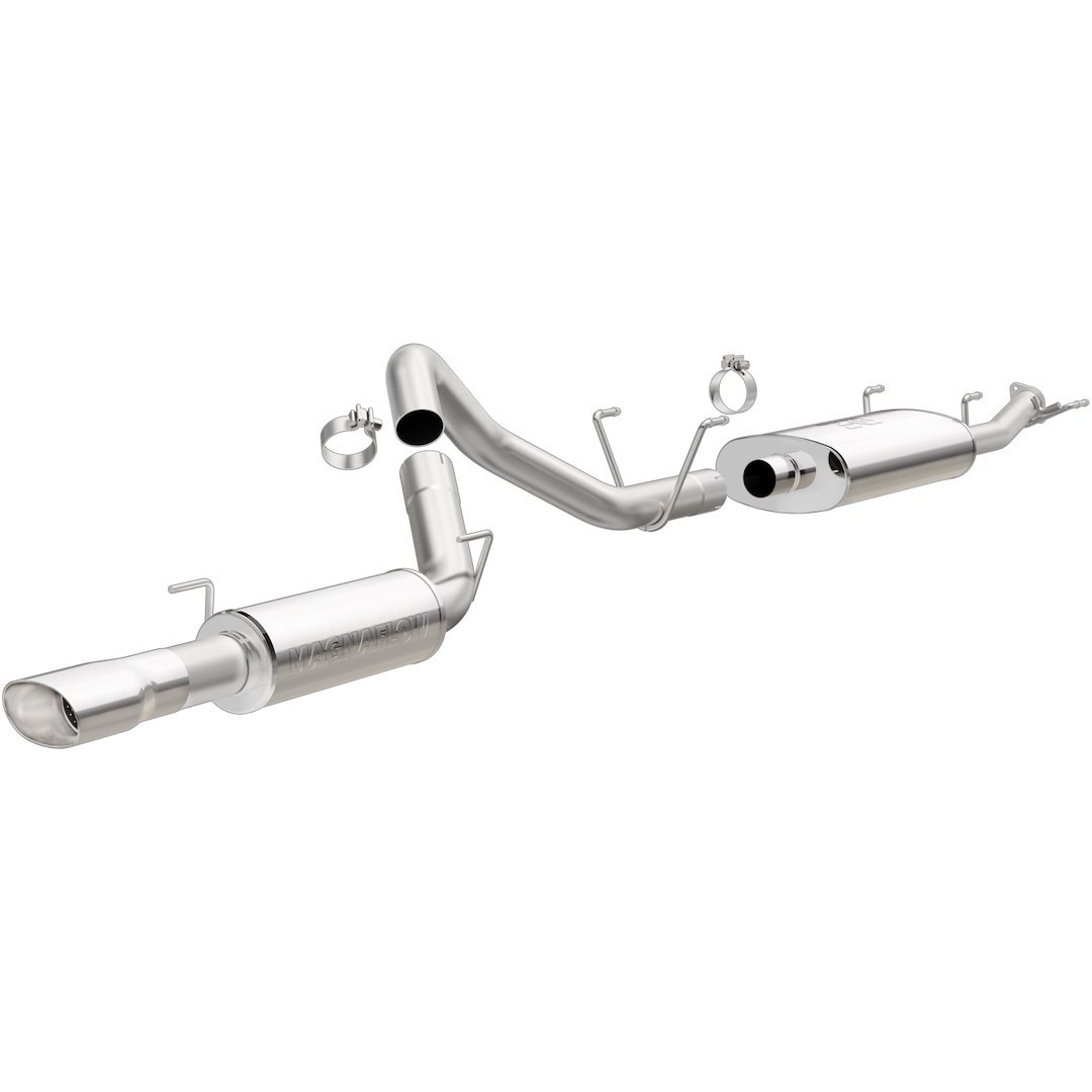 MagnaFlow Exhaust System Kit, Exhaust System Kit Cat-Back System, Stainless Steel, With Mufflers, 2-1/2 Inch to 3 Inch Pipe Diameter – 15808