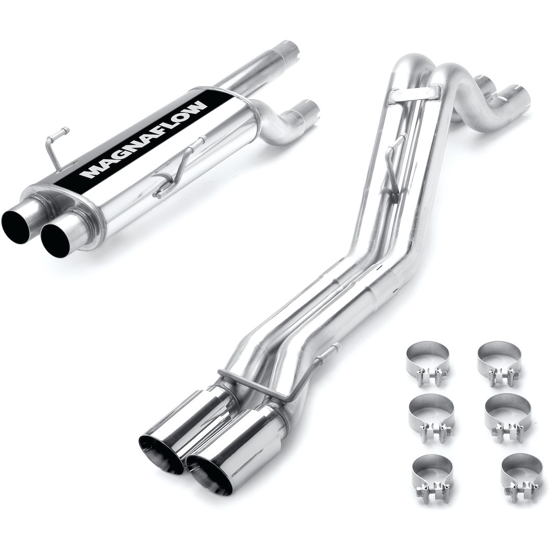 MagnaFlow Exhaust System Kit, Exhaust System Kit Cat-Back System, Stainless Steel, With Muffler, 3 Inch Pipe Diameter – 15832