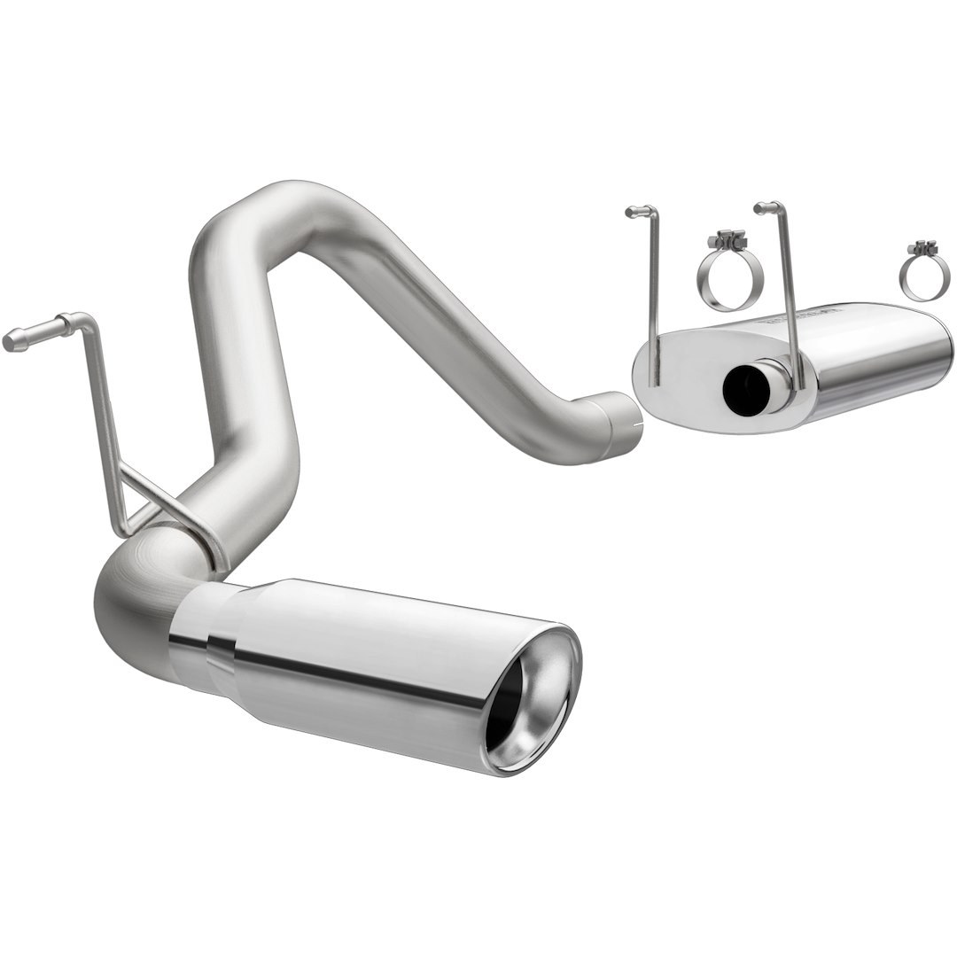 MagnaFlow Exhaust System Kit, Performance Cat-Back System, Stainless Steel, With Muffler, 3 Inch Pipe Diameter – 16386