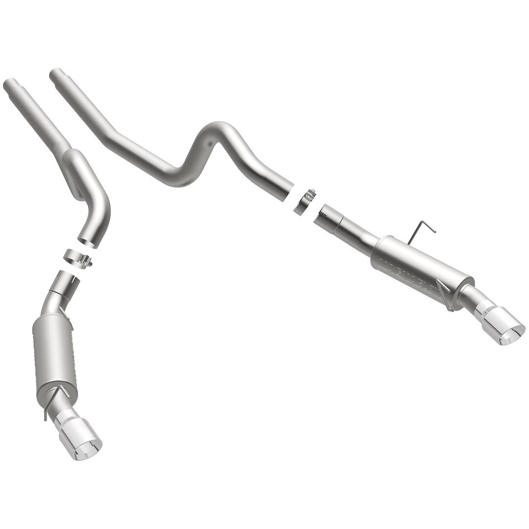 MagnaFlow Exhaust System Kit, Exhaust System Kit Cat-Back System, Stainless Steel, With Mufflers, 3 Inch Pipe Diameter – 16572