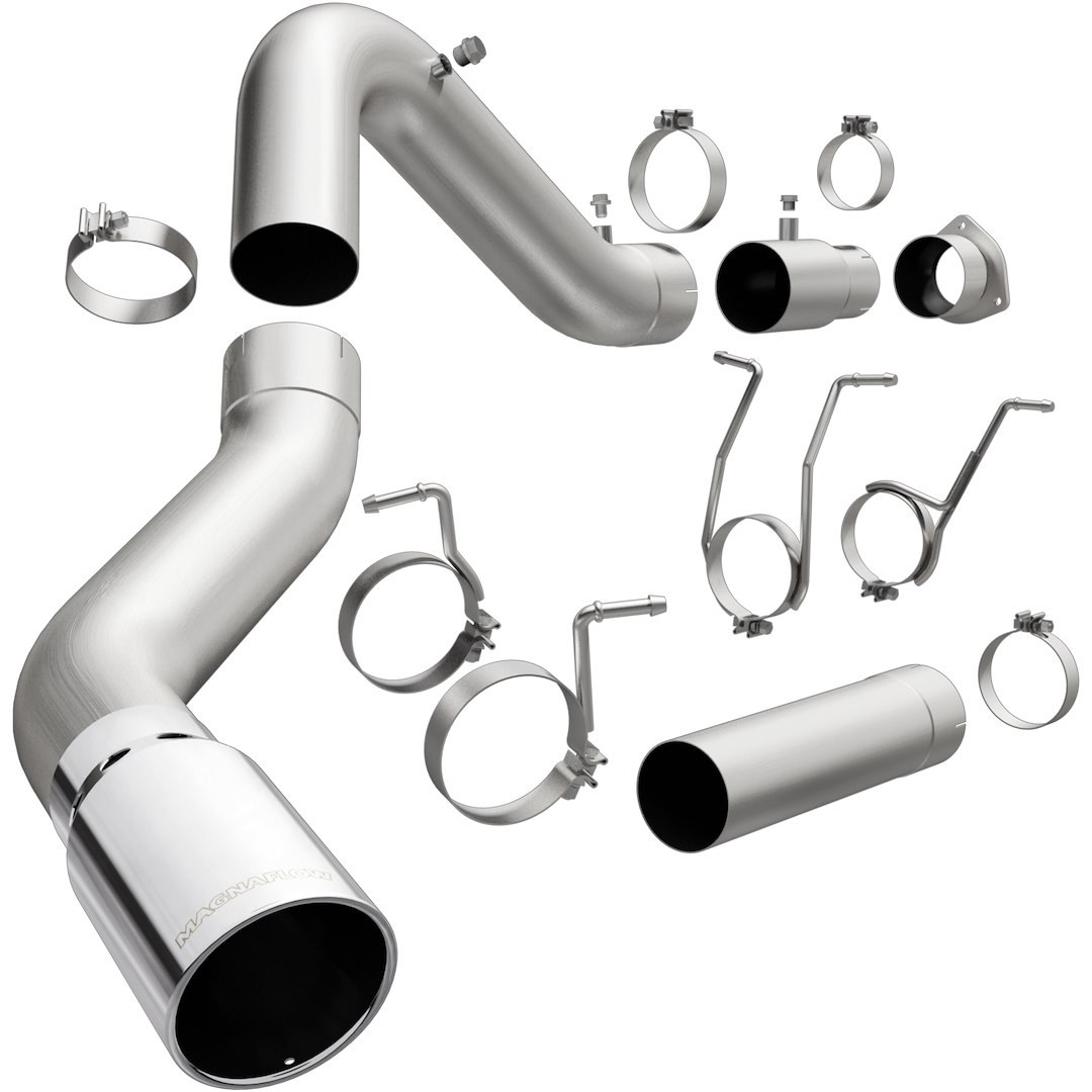 MagnaFlow Exhaust System Kit, Pro Diesel Diesel Particulate Filter Back System, Stainless Steel, 5 Inch Pipe Diameter – 17870