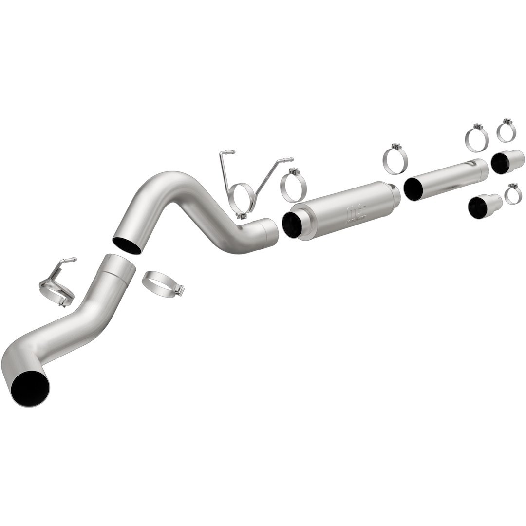 MagnaFlow Exhaust System Kit, Pro ® Series Cat-Back System, Stainless Steel, With Muffler, 5 Inch Pipe Diameter – 17876