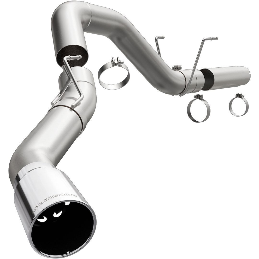 MagnaFlow Exhaust System Kit, Diesel Performance Diesel Particulate Filter Back System, Stainless Steel, Without Muffler, 5 Inch Pipe Diameter – 17912