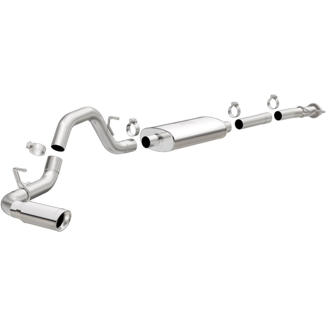 MagnaFlow Exhaust System Kit, Performance Cat-Back System, Stainless Steel, With Muffler, 3 Inch Pipe Diameter – 19018