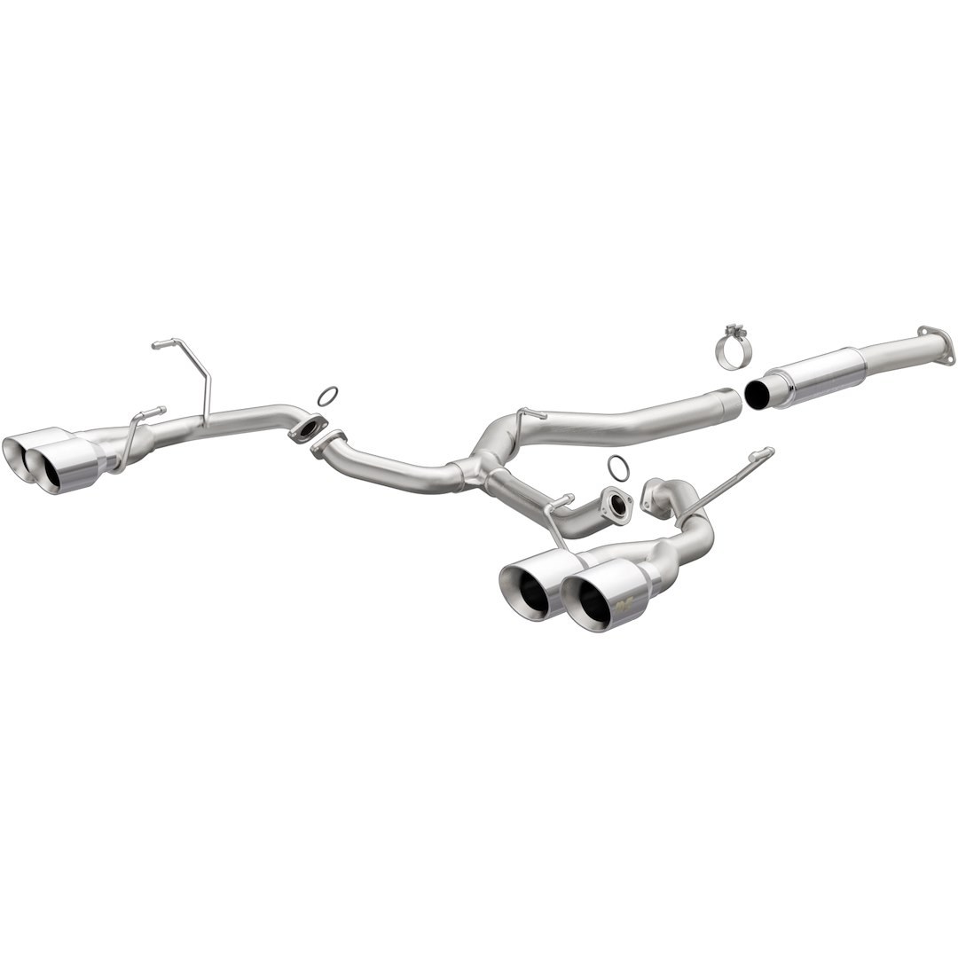 MagnaFlow Exhaust System Kit, Competition Cat-Back System, Stainless Steel, With Muffler, 3 Inch Pipe Diameter, Single Exhaust with Dual Exit – 19361
