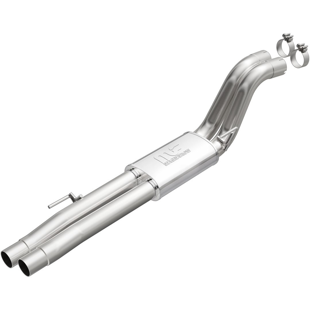 MagnaFlow Exhaust Muffler, D-Fit Muffler Replacement, Stainless Steel, 3 Inch Diameter Clamp-On Inlet, 3 Inch Diameter Outlet – 19465