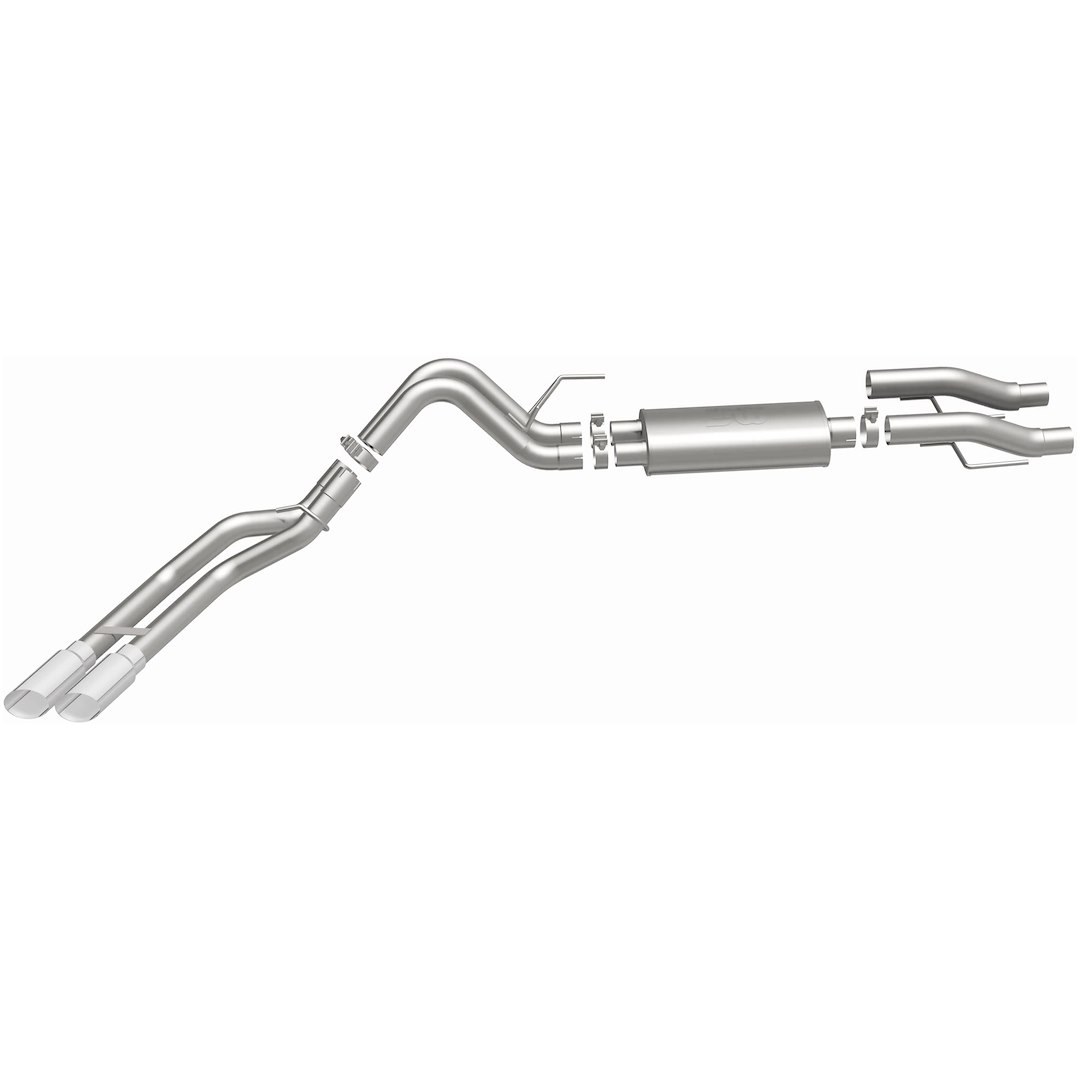 MagnaFlow Exhaust System Kit, Street Series Cat Back System, Stainless Steel, With Muffler, 3 Inch Pipe Diameter – 19565