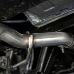 MagnaFlow Exhaust Pipe Muffler Delete, D-Fit Muffler Replacement, 2-1/2 Inch Pipe Diameter, Stainless Steel – 19586