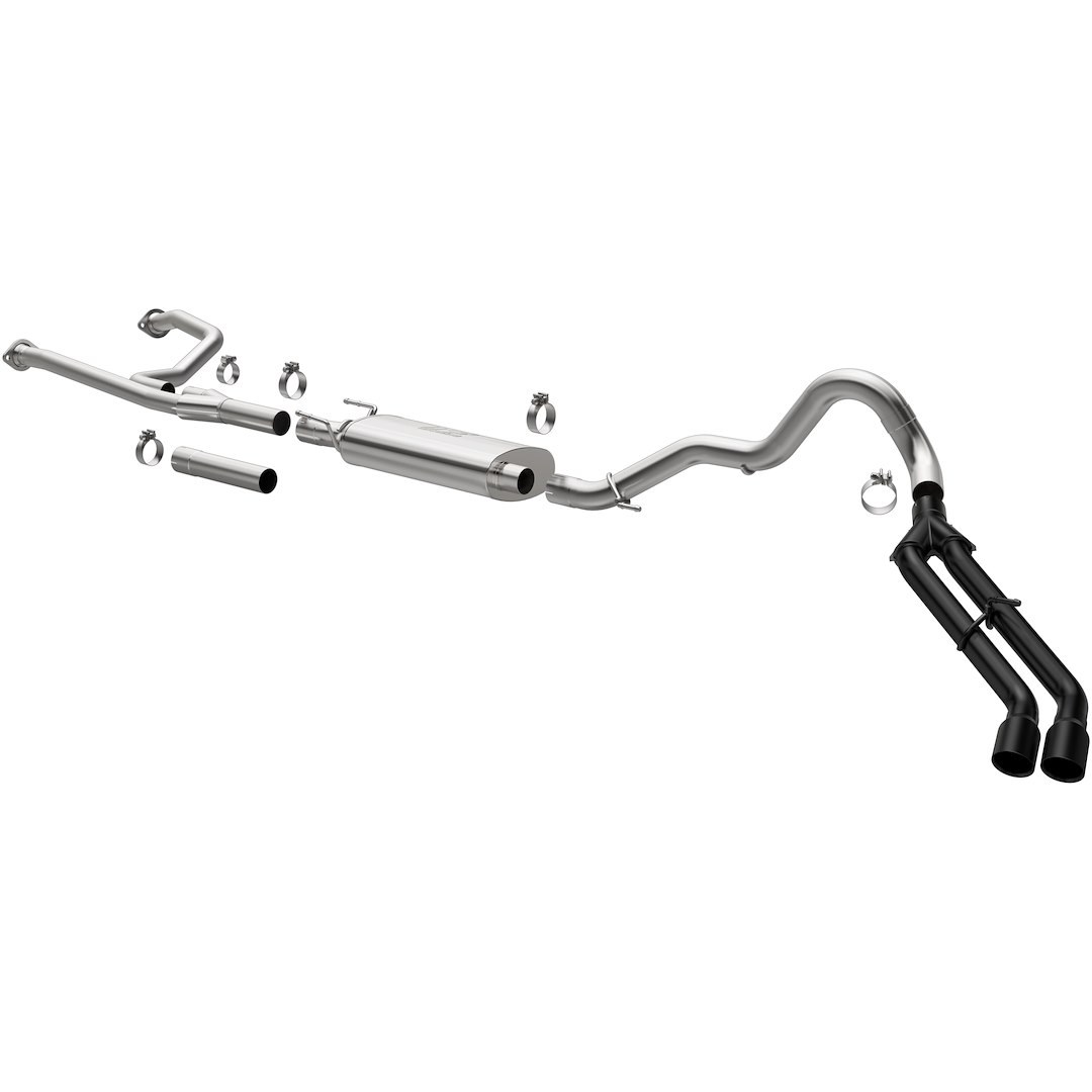 MagnaFlow Exhaust System Kit, Street Cat-Back System, Stainless Steel, With Muffler, 3 Inch Pipe Diameter, Single Exhaust with Single Exit – 19603