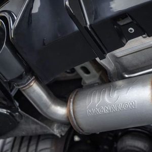 MagnaFlow Exhaust System Kit, Neo Series Cat-Back System, Stainless Steel, With Mufflers, 3 Inch Pipe Diameter, Single Exhaust with Dual Exit – 19622