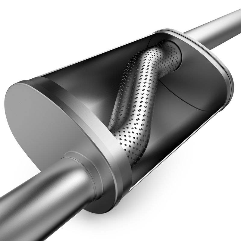 MagnaFlow Exhaust System Kit, Overland Series Cat-Back System, Stainless Steel, With Mufflers, 3-1/2 Inch Pipe Diameter – 19626