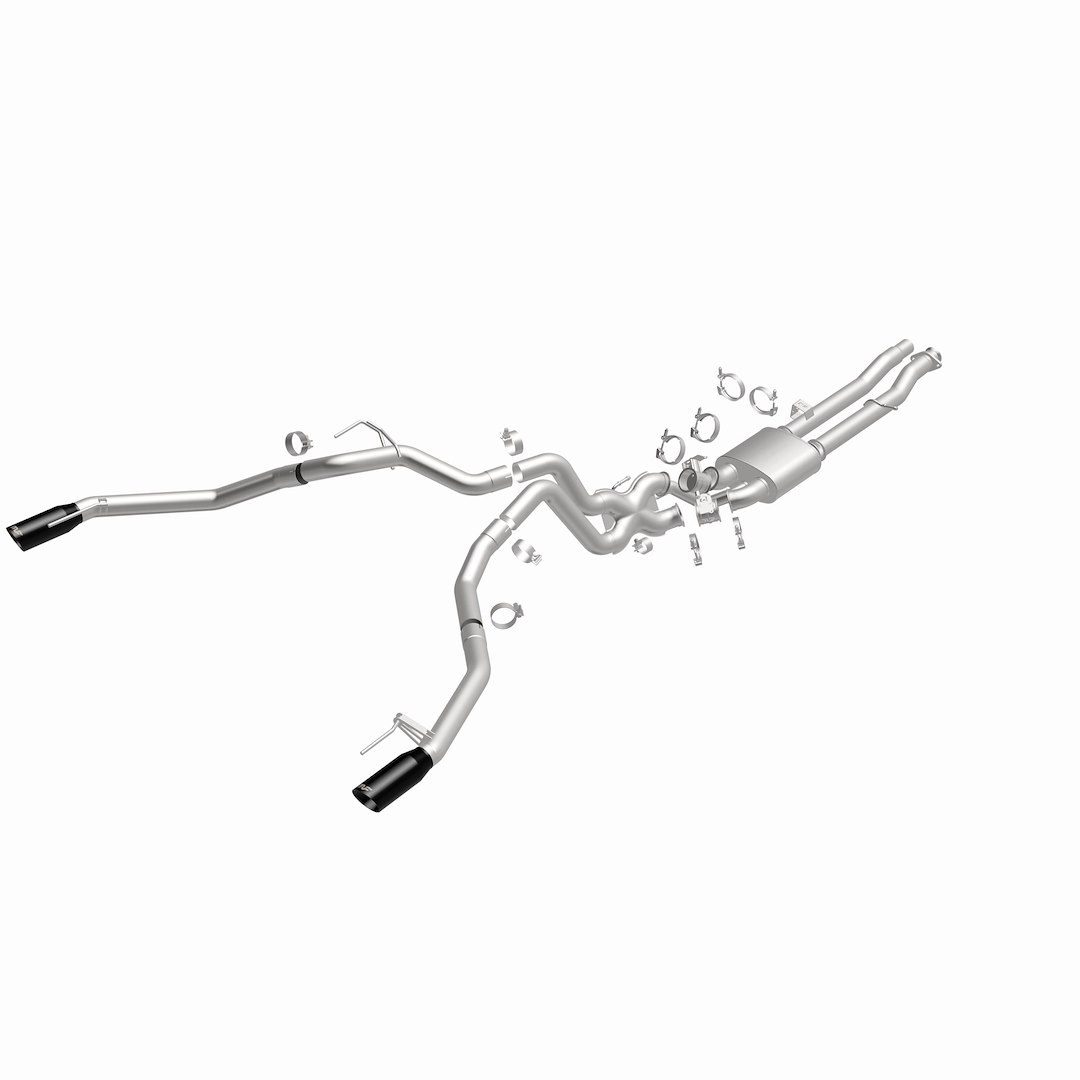 MagnaFlow Exhaust System Kit, Competition Series Cat-Back System, Stainless Steel, With Muffler, 3 Inch Pipe Diameter – 19637