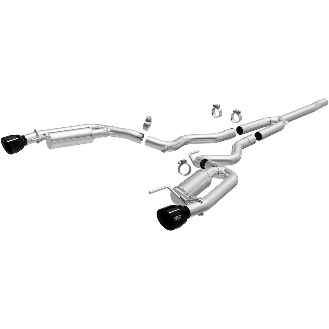 MagnaFlow Exhaust System Kit, Competition Series Cat-Back System, Stainless Steel, With Dual Tuned Chamber Mufflers, 2-1/2 Inch Pipe Diameter – 19639