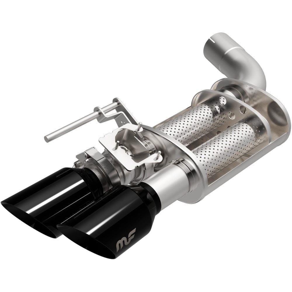 MagnaFlow Exhaust System Kit, Competition Series Cat-Back System, Stainless Steel, With Dual Chambered Mufflers, 3 Inch Pipe Diameter – 19643