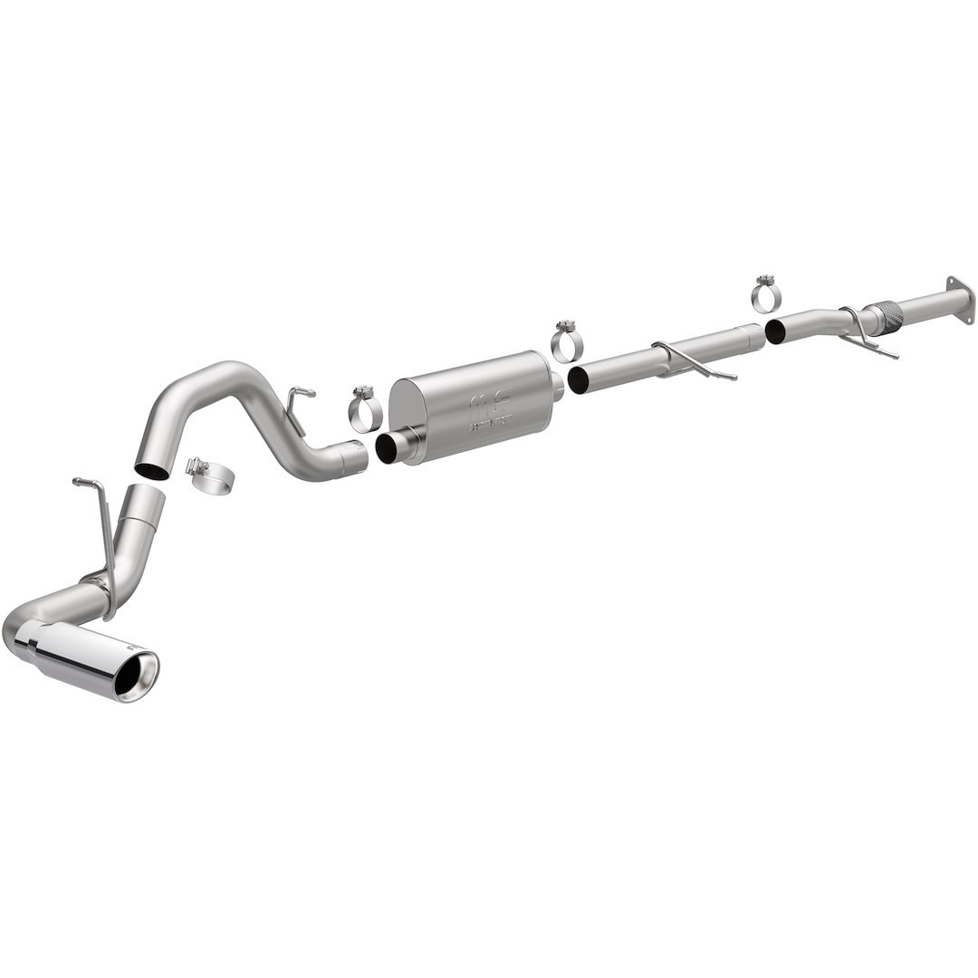 MagnaFlow Exhaust System Kit, Neo Series Cat-Back System, Stainless Steel, With Muffler, 3 Inch Pipe Diameter, Single Exhaust with Single Exit – 19649