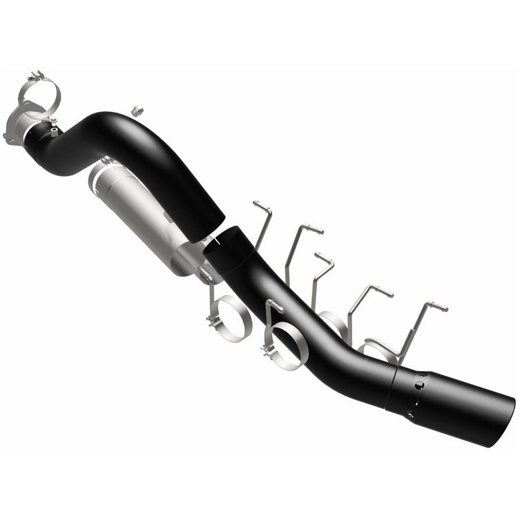MagnaFlow Exhaust System Kit, Black Series Diesel Particulate Filter (DPF) Back System, Stainless Steel, Without Muffler, 5 Inch Pipe Diameter – 19693
