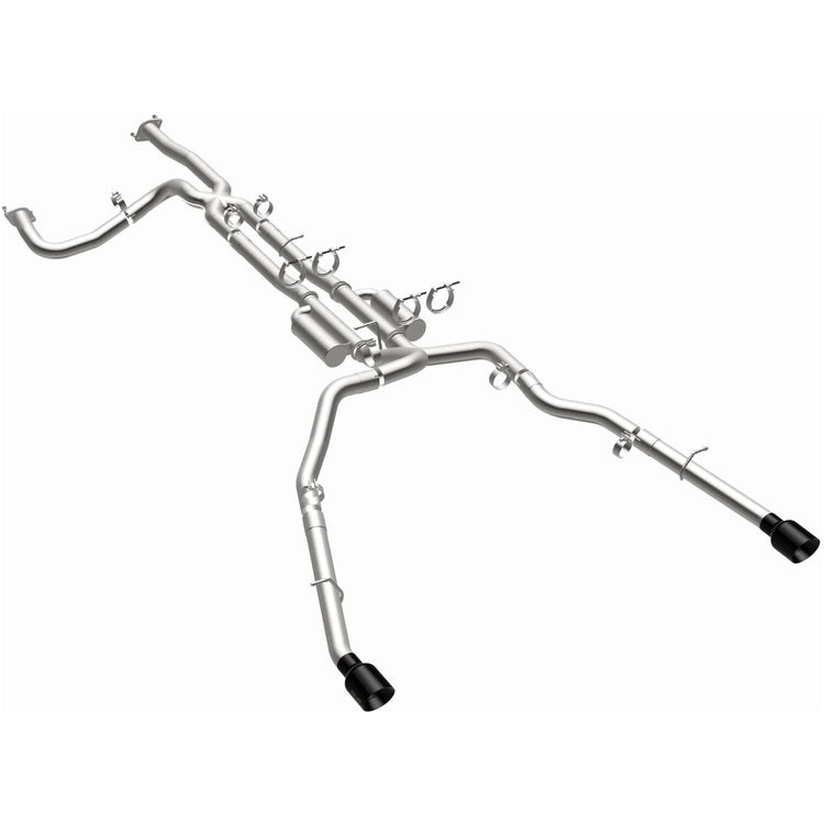 MagnaFlow Exhaust System Kit, Speq Series Cat-Back System, Stainless Steel, With Mufflers, 3 Inch Pipe Diameter, Dual Exhaust with Dual Exit – 19705