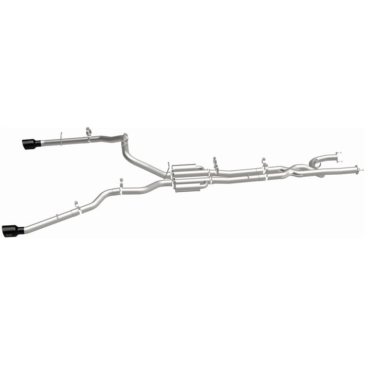MagnaFlow Exhaust System Kit, Speq Series Cat-Back System, Stainless Steel, With Mufflers, 3 Inch Pipe Diameter, Dual Exhaust with Dual Exit – 19705