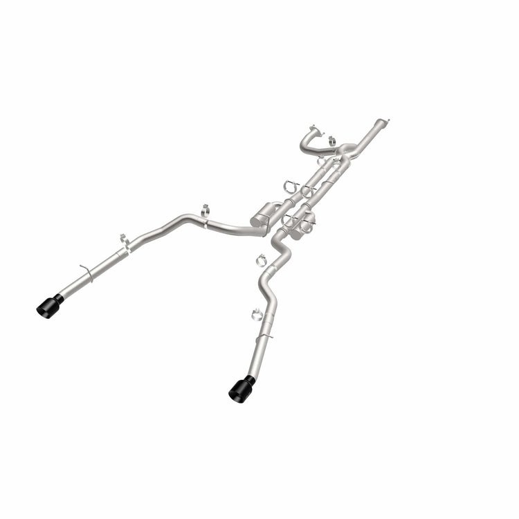 MagnaFlow Exhaust System Kit, Speq Series Cat-Back System, Stainless Steel, With Mufflers, 3 Inch Pipe Diameter, Dual Exhaust with Dual Exit – 19705
