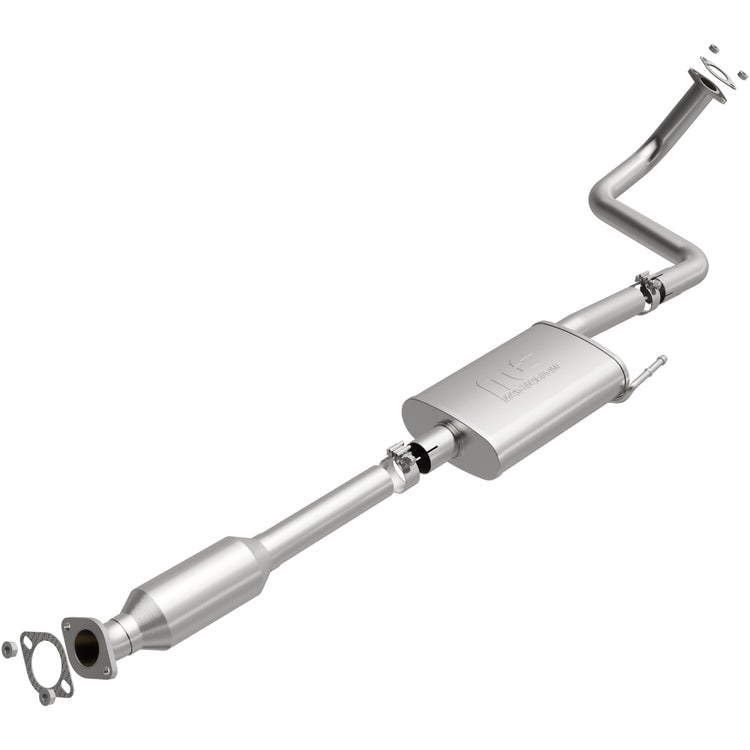 MagnaFlow Catalytic Converter, OEM Grade, Stainless Steel Case, Single Bolt-On Inlet, Single Bolt-On Outlet, 81 Inch Overall Length – 280578