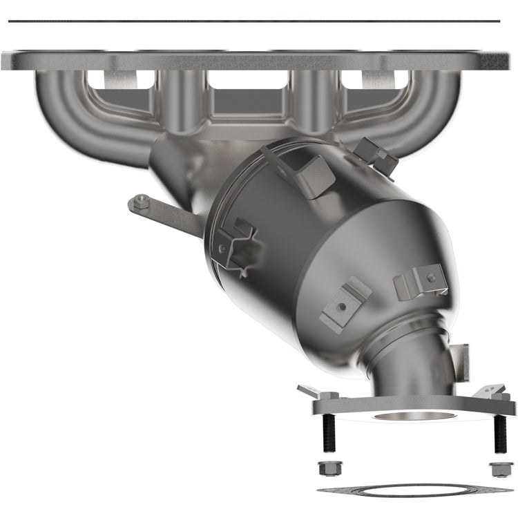 MagnaFlow Catalytic Converter, OEM Grade, Stainless Steel Case, Bolt-On Inlet, Flanged Outlet – 290031