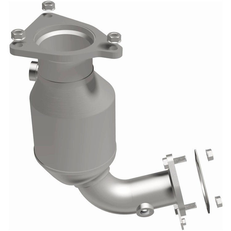 MagnaFlow Catalytic Converter, OEM Grade, Stainless Steel Case, Flanged Inlet, Bolt-On Outlet – 290110