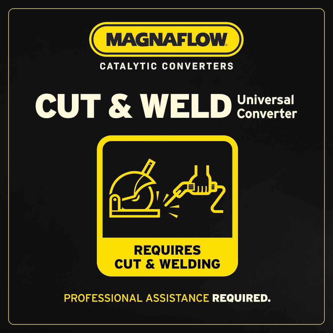 MagnaFlow Catalytic Converter, Universal California Obdii, Stainless Steel Case, This Product Is IN Compliance with California Regulations – 447209
