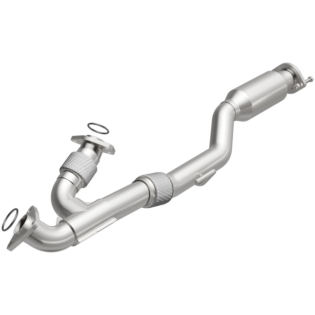 MagnaFlow Catalytic Converter, Direct Fit 48 State, Stainless Steel, Single 2-1/2 Inch Bolt-On Inlet, Single 2-1/2 Inch Bolt-On Outlet – 51852