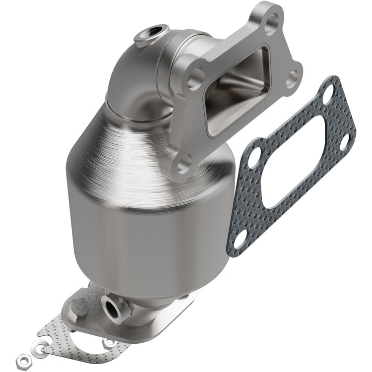 MagnaFlow Catalytic Converter, Stainless Steel Case, Single Bolt-On Inlet, Single Bolt-On Outlet, 13-1/4 Inch Overall Length – 551902