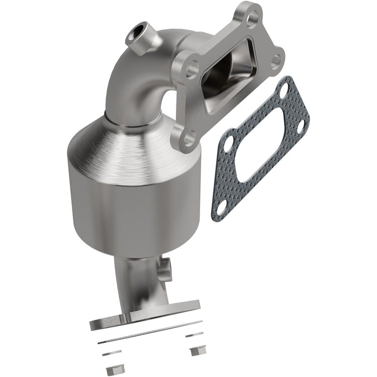MagnaFlow Catalytic Converter, Stainless Steel Case, Single Bolt-On Inlet, Single Bolt-On Outlet, 15-1/2 Inch Overall Length – 551903