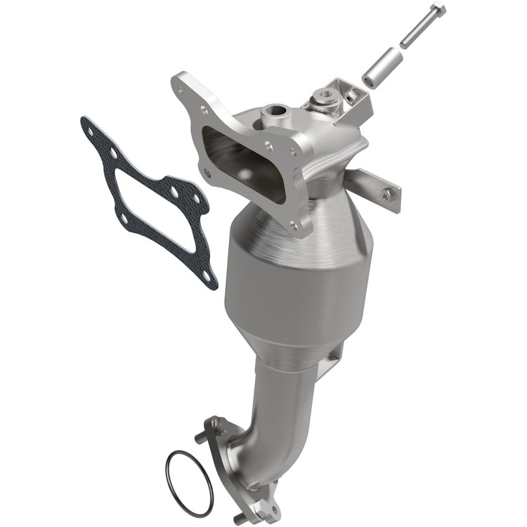 MagnaFlow Catalytic Converter, Direct-Fit, Stainless Steel Case, Flanged Inlet, Single Bolt-On Outlet – 5531024